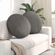 Jastučići za sjedenje 2 kom Ø80 cm, svijetlo sivi