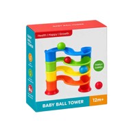 Didaktički toranj s kuglicama Baby Ball Tower, 4 razine