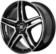 RC DESIGN Aluminijski naplatak RC D17 7x17 5/112 ET48,5 D4 sjajna polirana crna