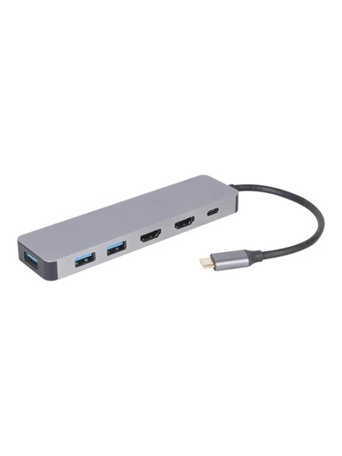 GEMBIRD USB hub A-CM-COMBO3-03 USB Type-C 3-in-1 multi-port adapter (Hub + HDMI + PD)