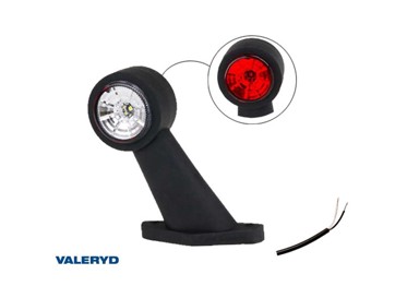 VALERYD Pozicija LED 133x118x45mm lijeva bijelo/crvena s nosačem 12-30v kabel 400mm 3236003