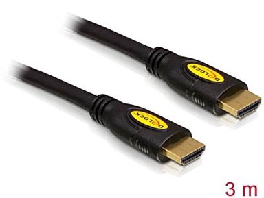 DELOCK HDMI kabel A (M) na HDMI (M), High Speed sa Ethernet 4K, 3m
