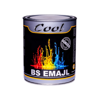 COOL Brzosušivi nitro lak Emajl lak BS 2.5 L, crna