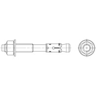 Matični vijak R-XPT SIDRO 10x115/45 ZN CE