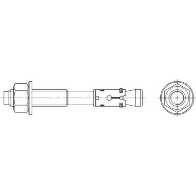 Matični vijak R-XPT SIDRO 10x115/45 ZN CE