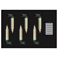 KRINNER Set LED svijeća Lumix Superlight Mini , 6 kom