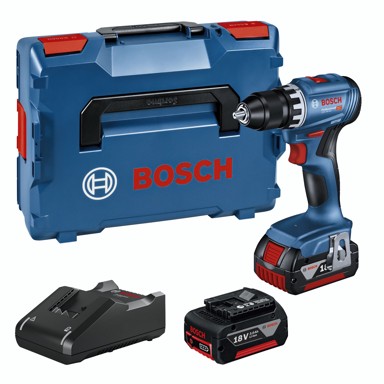 BOSCH Akumulatorski bušilica GSR 18V-45 2x3,0Ah, L-BOXX