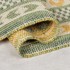 FLAIR RUGS Zeleni tepih od mješavine jute 160x230 cm Mara Jute Border 