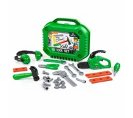 Dječji alat, s bušilicom, 27 komada, zeleni