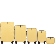 WINGS Set kofera SWAN, 5 kom (L, M, S, XS, BC), ABS+, sladoled