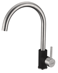 ALVEUS Kuhinjska slavina Elza, granital, crna