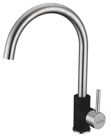 ALVEUS Kuhinjska slavina Elza, granital, crna