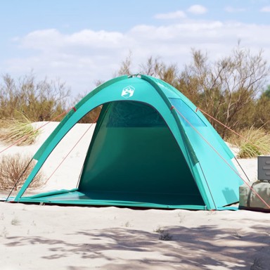 Šator za plažu, morskozeleni, vodootporni