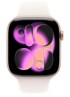 APPLE Watch serije 11, GPS, 46 mm, + remen S/M, bež (ružičasto zlato) (MEV64WF/A)