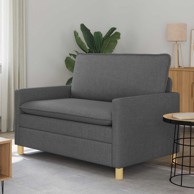 Sofa 126x81x87,5 cm, tamnosiva