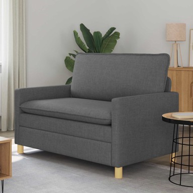 Sofa 126x81x87,5 cm, tamnosiva