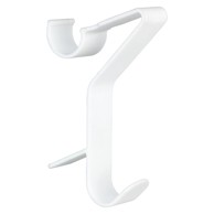  MAXIMEX Bijele plastične viseće kuke u setu 3 kom