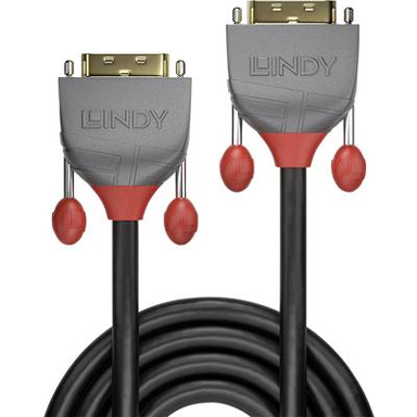 LINDY DVI-D kabel 36224, 5 m, crni
