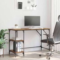 Konzolna stolica 88.5x30x75 cm, crni hrast, konstruirano drvo