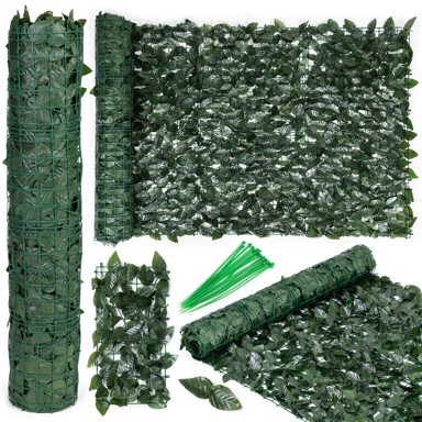 Živa ograda, umjetni bršljan, 300x100 cm, zelena