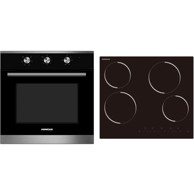 KONČAR Ugradbeni set pećnica + ploča UGS-3 (UK604KMK + UPO658DM)