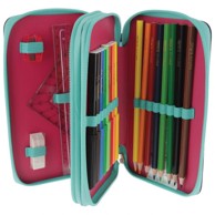 HERLITZ Pernica 50043354, puna, 2 zipa, Pink Star