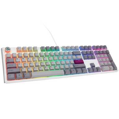 DUCKY Tipkovnica One 3 Mist Gray Gaming, RGB LED - MX-Red (US) DKON2108ST-RUSPDMIWHHC2