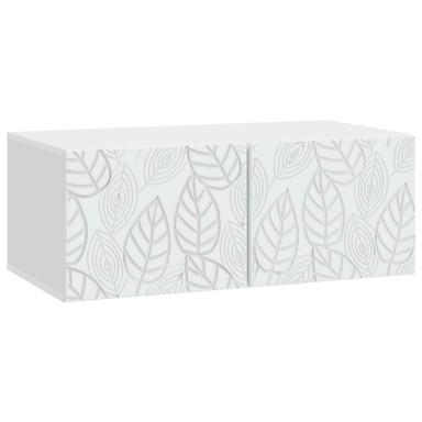 TV ormar za zid 59,5 x 41 x 30 cm, konstruirano drvo, bijela