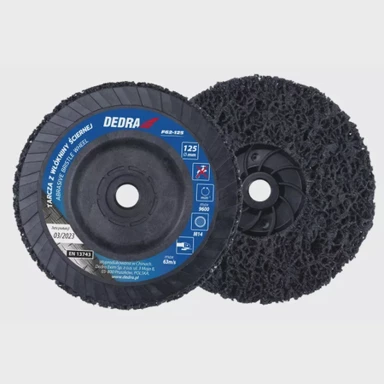 DEDRA Disk od brusnog platna 125 mm, M14, montaža bez alata