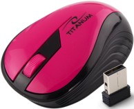 TITANUM Miš TM114P Rainbow, 2.4 GHz, ružičasta
