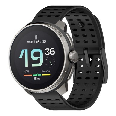 SUUNTO silikonski remen za sat Race Vertical 9 Peak Pro 5 Peak, crna 