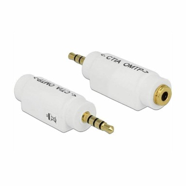 DELOCK Adapter audio 3,5 mm 4-pinski CTIA na 3,5 mm ženski 4-pinski OMTP