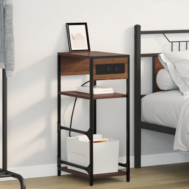 Noćni ormar 40 x 27 x 76 cm, smeđi hrast