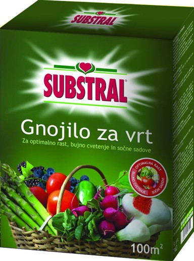 SUBSTRAL Mineralno kruto gnojivo za vrt 1 kg