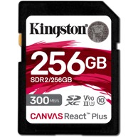 KINGSTON Memorijska kartica Canvas React Plus SDXC, 256GB, 300MB/s