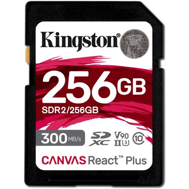 KINGSTON Memorijska kartica Canvas React Plus SDXC, 256GB, 300MB/s