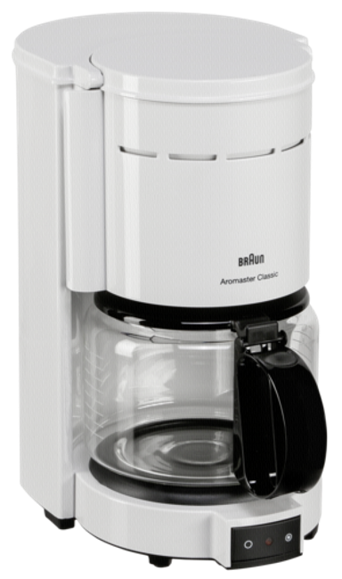 BRAUN Aparat za filter kavu KF 47/1 Classic Aromaster, bijeli