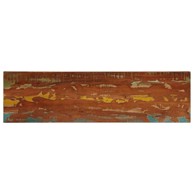 Stolna ploča 120x30x3,8 cm, masivno obnovljeno drvo višebojno, 38 mm