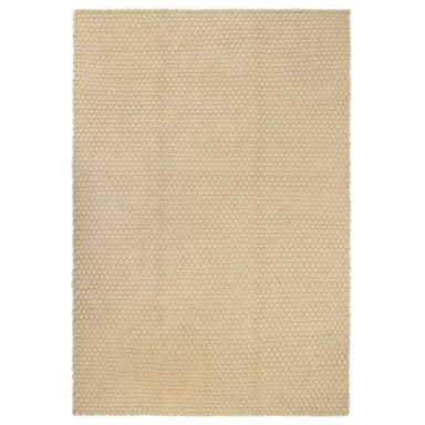 Tepih pravokutni prirodni 160 x 230 cm pamučni