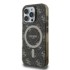 GUESS Tvrda smeđa MagSafe maskica za Apple iPhone 16 Pro