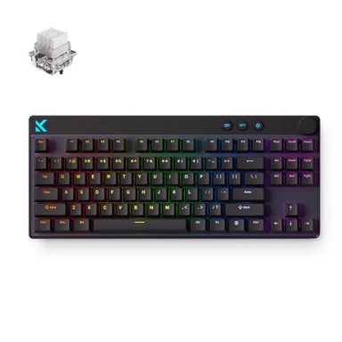 MCHOSE Gaming tipkovnica Mix 87 Hall Effect Magnetic Switch, crna, 80%, HR
