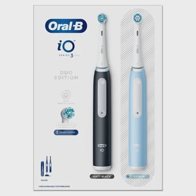 ORAL-B Električna četkica za zube iO3 Duopack Black/Blue