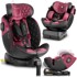 NUKIDO Autosjedalica PRESTIGE LINE, 0-36 kg, ISOFIX, crna/ružičasta