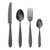BLOOMINGVILLE Set pribora za jelo 4 kom Cutlery Eleganza, crni