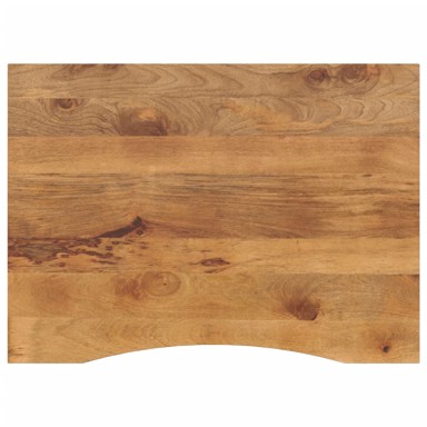 Ploča za radni stol zaobljena 100 × 80 × 2,5 cm, drvo mango