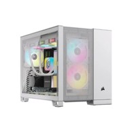 CORSAIR Kućište 2500D Airflow, mid tower, micro-ATX, kaljeno staklo, bijelo