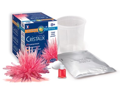 SENTOSPHERE Mini set za uzgoj vlastitih kristala - Crveni kristal