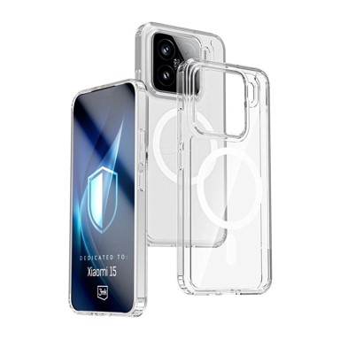 3MK Armor MagCase, Xiaomi 15, prozirno