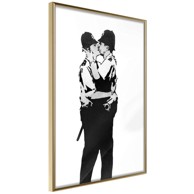Poster Banksy: Kissing Coppers I 20x30