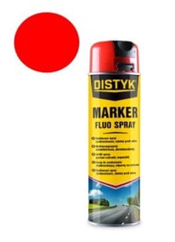 DISTYK Fluorescentni sprej za označavanje, crveni, 500 ml